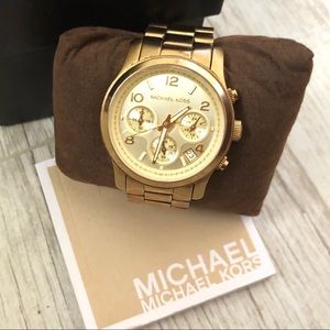 MK Classic Gold Watch